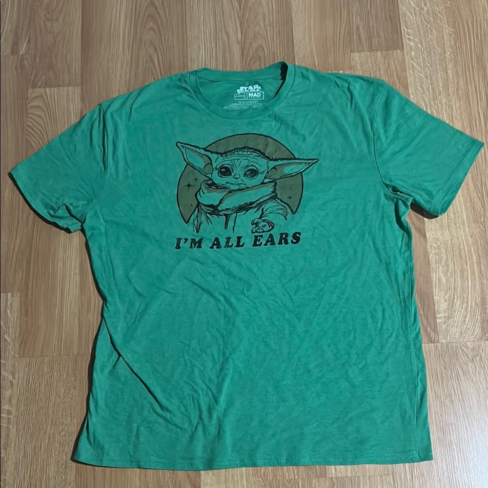 Star Wars Green Baby Yoda Short Sleeve Tee